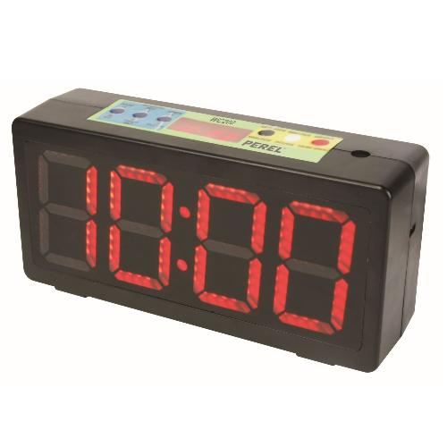 Perel UHR MIT CHRONOMETER/RÜCKWÄRTSZÄHLER & INTERVALLTIMER - 32,7 x 15,6 x 9,3 cm
