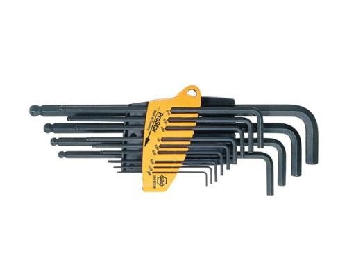 WIHA Winkelschraubendrehersatz 369 SZ13B 13-teilig ProStar-Halter SW 0,05 - 3/8 ″ (1,27 - 9,53 mm) lang Kugelkopf CV-Stahl