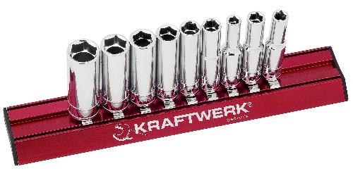 Kraftwerk 9-t. Zoll-Stecknusssatz lang MAGALU 1/4"