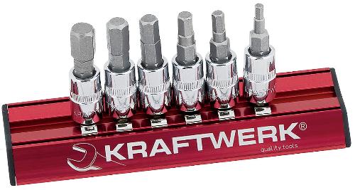 Kraftwerk 6t Innensechsk-Bit-Stecksatz MAGALU 1/4"