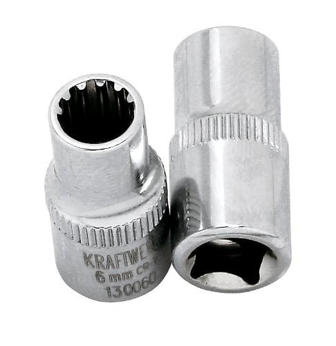 Kraftwerk 1/4'' Combi-Stecknuss 8mm