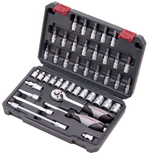 Kraftwerk Steckschlüssel-Satz, 1/4", 42-tlg.