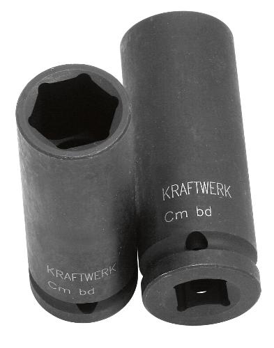 Kraftwerk Tiefe Schlagnuss 1/2" 17 mm