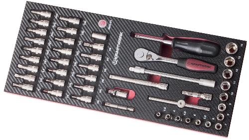 Kraftwerk 46-t. EVA3 Steckschlüsselsatz 1/4"