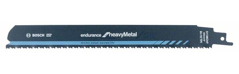 Bosch Säbelsägeblatt S 1136 CHF, Endurance for Heavy Metal, 5er-Pack