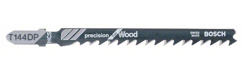 Bosch Stichsägeblatt T 144 DP Precision for Wood, 5er-Pack