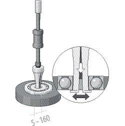 GEDORE 1.35/0 Gleithammer 230 mm, 200 g, für 1.34/1 - 1.34/4