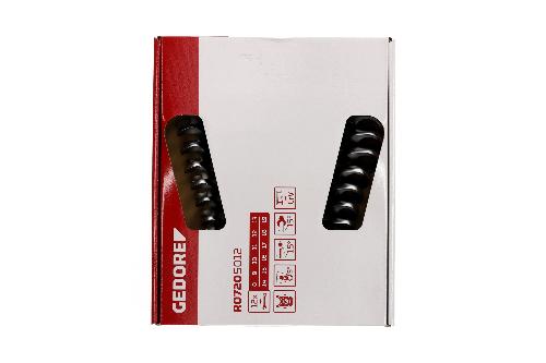 GEDORE Red R07205012 Ringratschenmaulschlüssel Satz SW8-19 mm 12-teilig