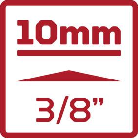 GEDORE Red R51001804 Steckschlüsseleinsatz 3/8" 6-kant 18 mm Länge 30 mm