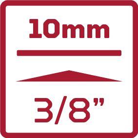 GEDORE Red R47001004 Adaptersatz 4-kant x 6-kant für Ringschlüssel 4-teilig