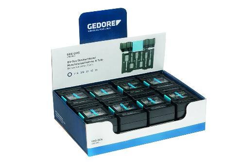 GEDORE VS 666-006 Display mit 16x Bit-Box Steckschlüssel
