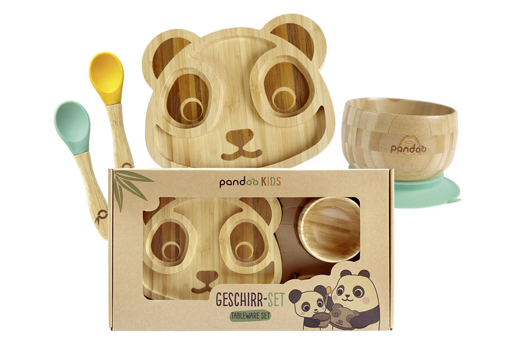 pandoo Kindergeschirr-Set 4-teilig