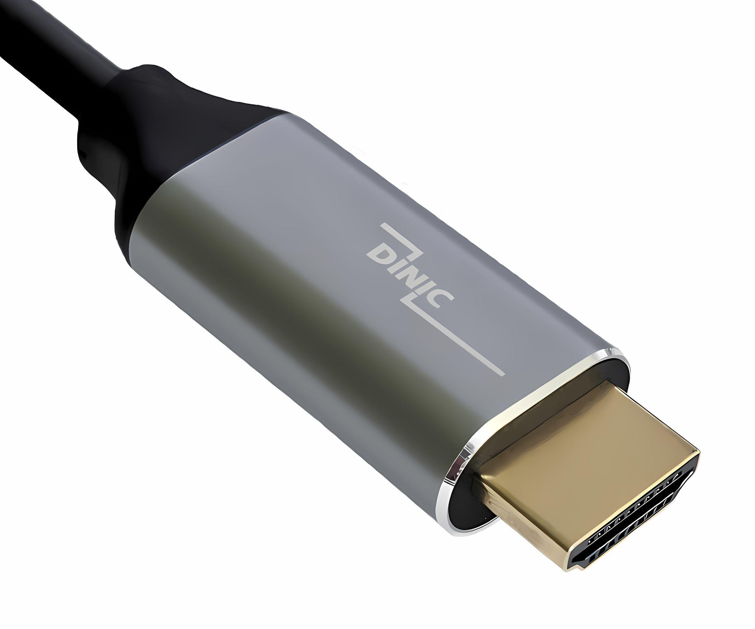 DINIC Premium Displayport auf HDMI Kabel 2m