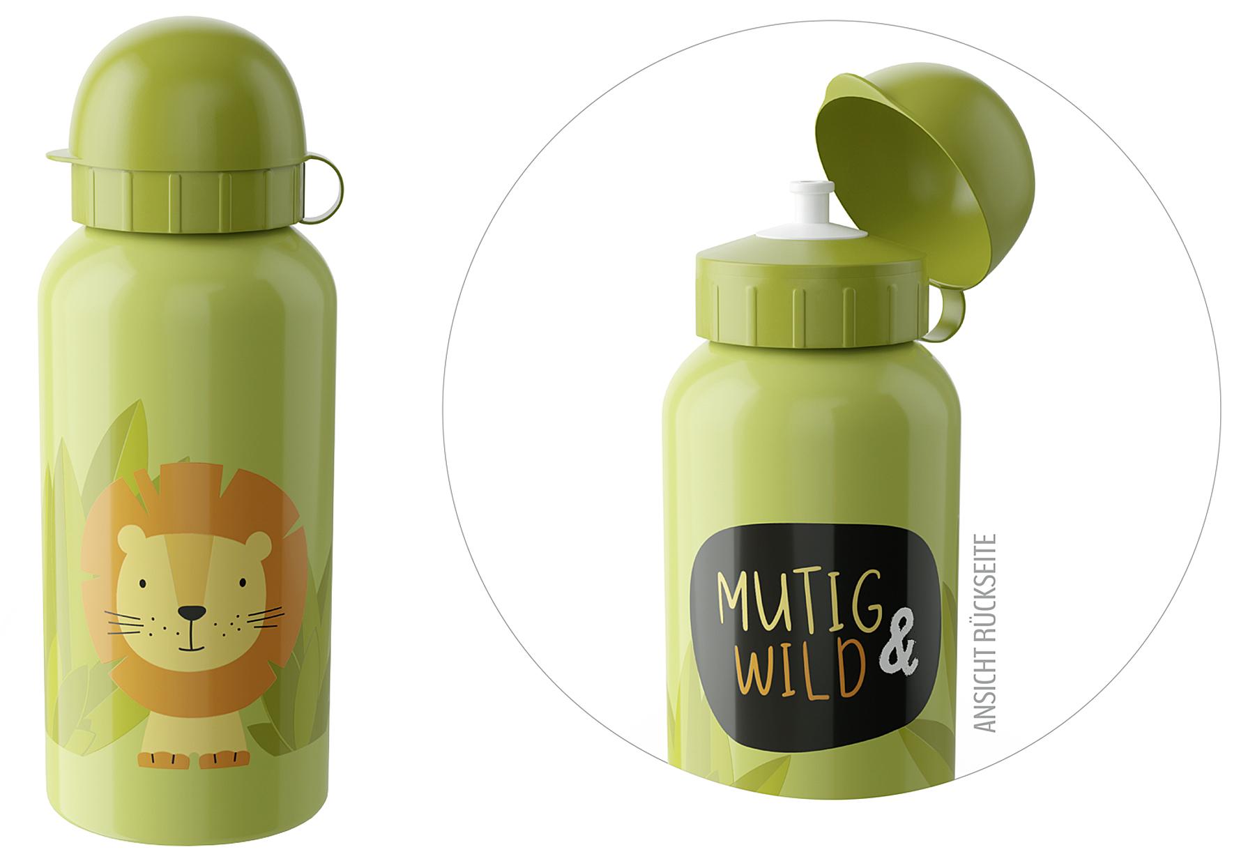 la vida Kindertrinkflasche "Mutig & Wild