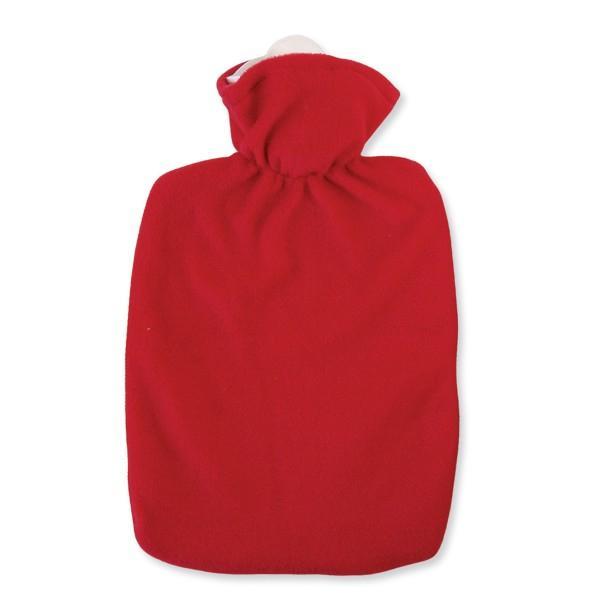 Hugo Frosch Wärmflasche Klassik Fleecebezug 1,8 l rot