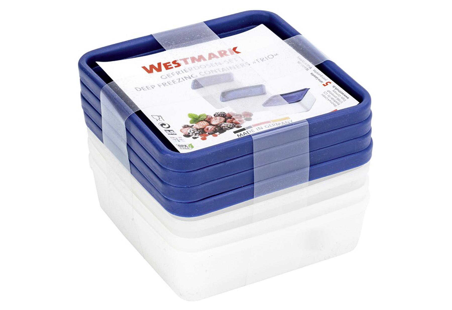 WESTMARK Gefrierdose "Trio" 4er Pack