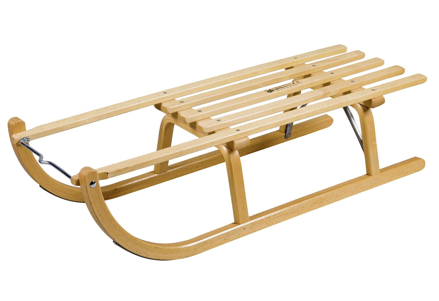 RESS Schlitten/HolzroDavos Buchenholz 115cm