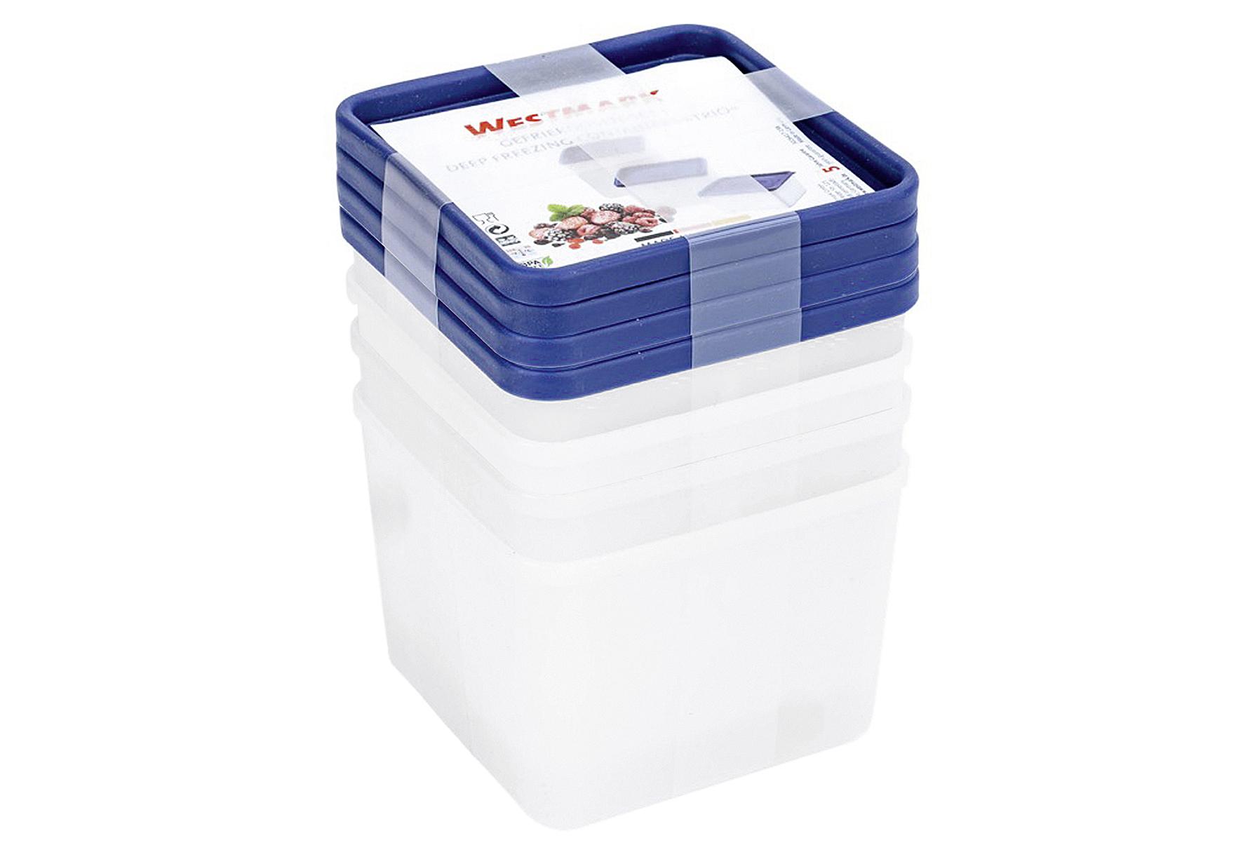 WESTMARK Gefrierdose "Trio" 4er Pack
