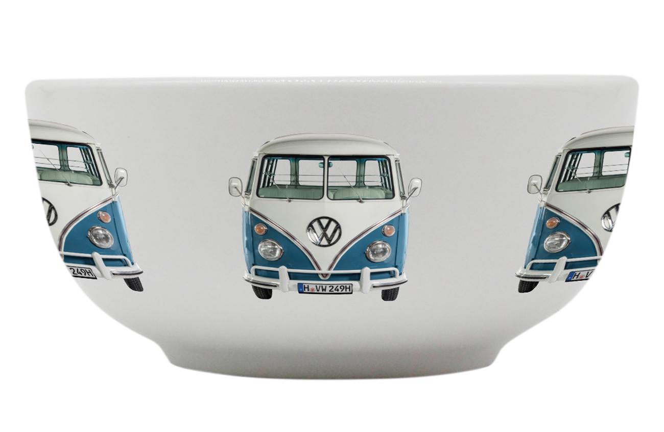 GEDA LABELS Müslischale VW Bulli blau 500ml