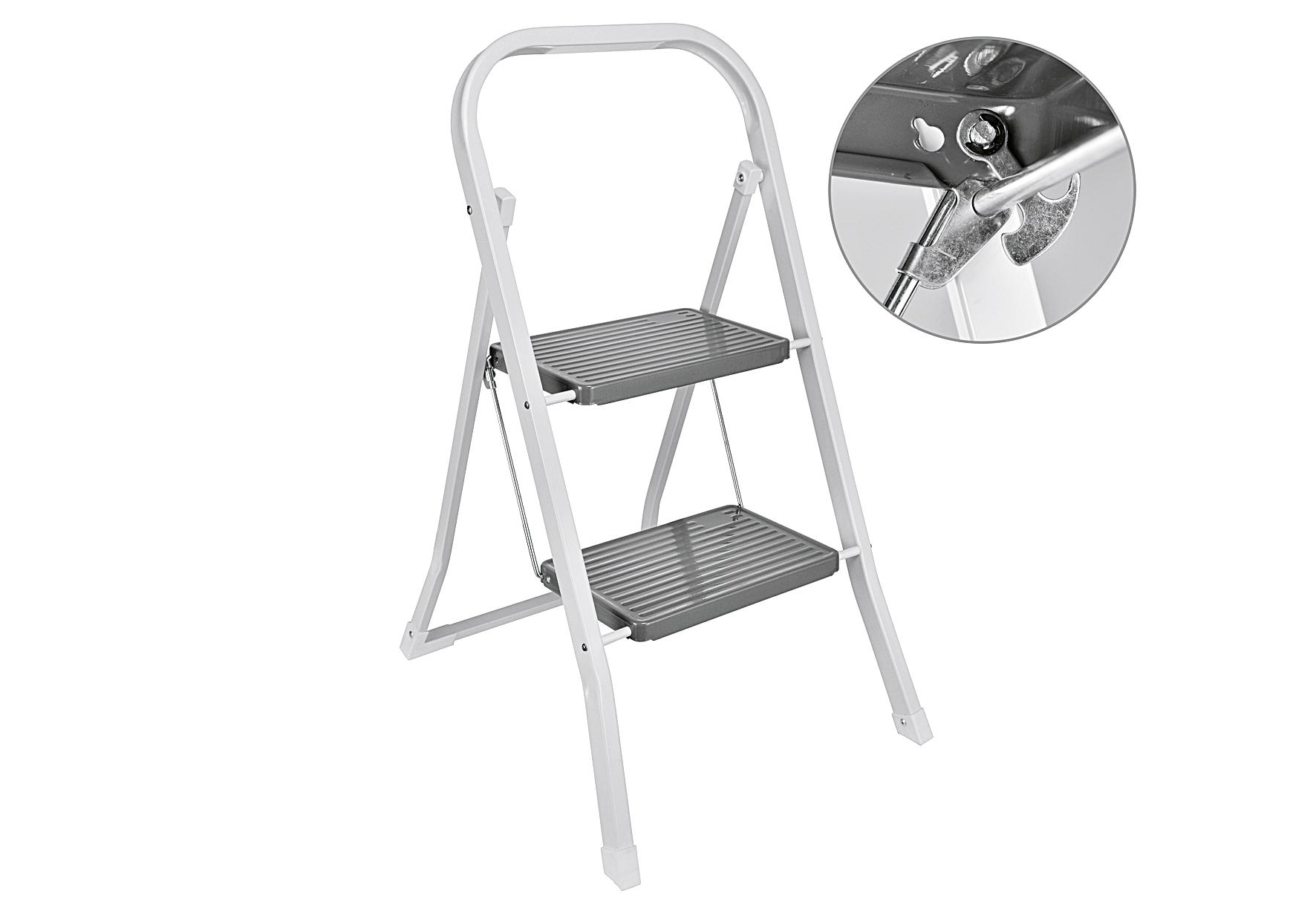 HI Klapptritt 2-stufig Stahlrohr