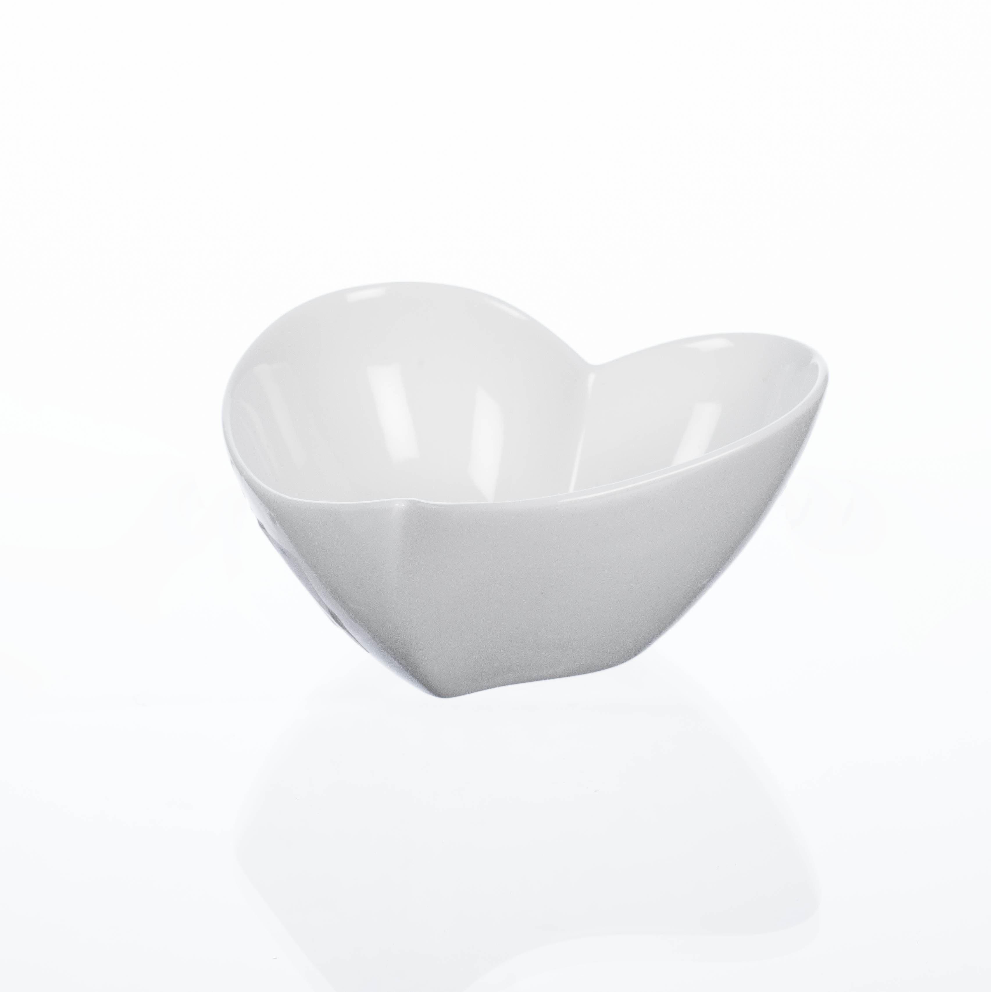 Sandra Rich Schüssel Herz 12x12x6cm weiß