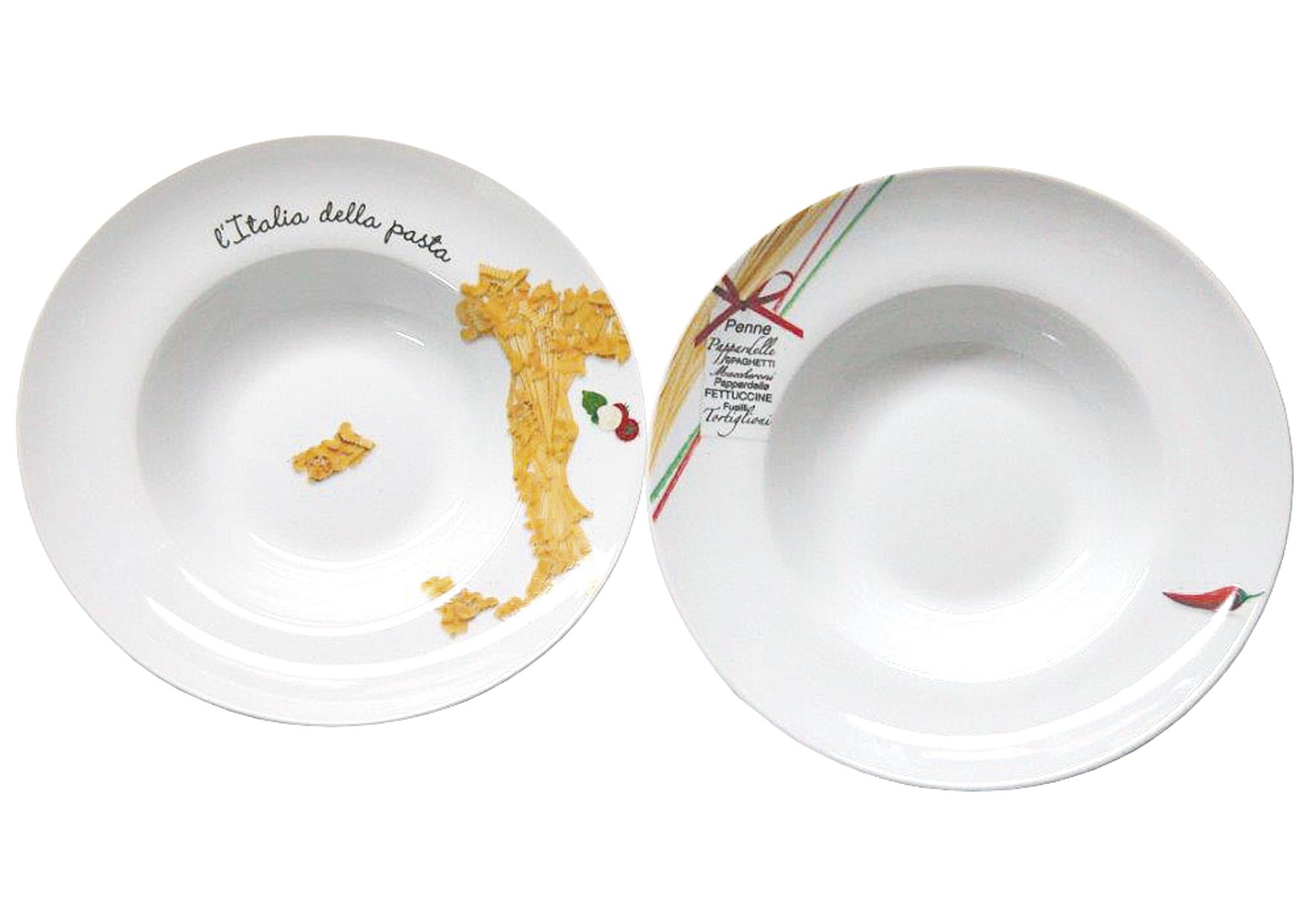 Retsch Pastateller Penne Porzellan sortierte Dekore Ø27cm weiß