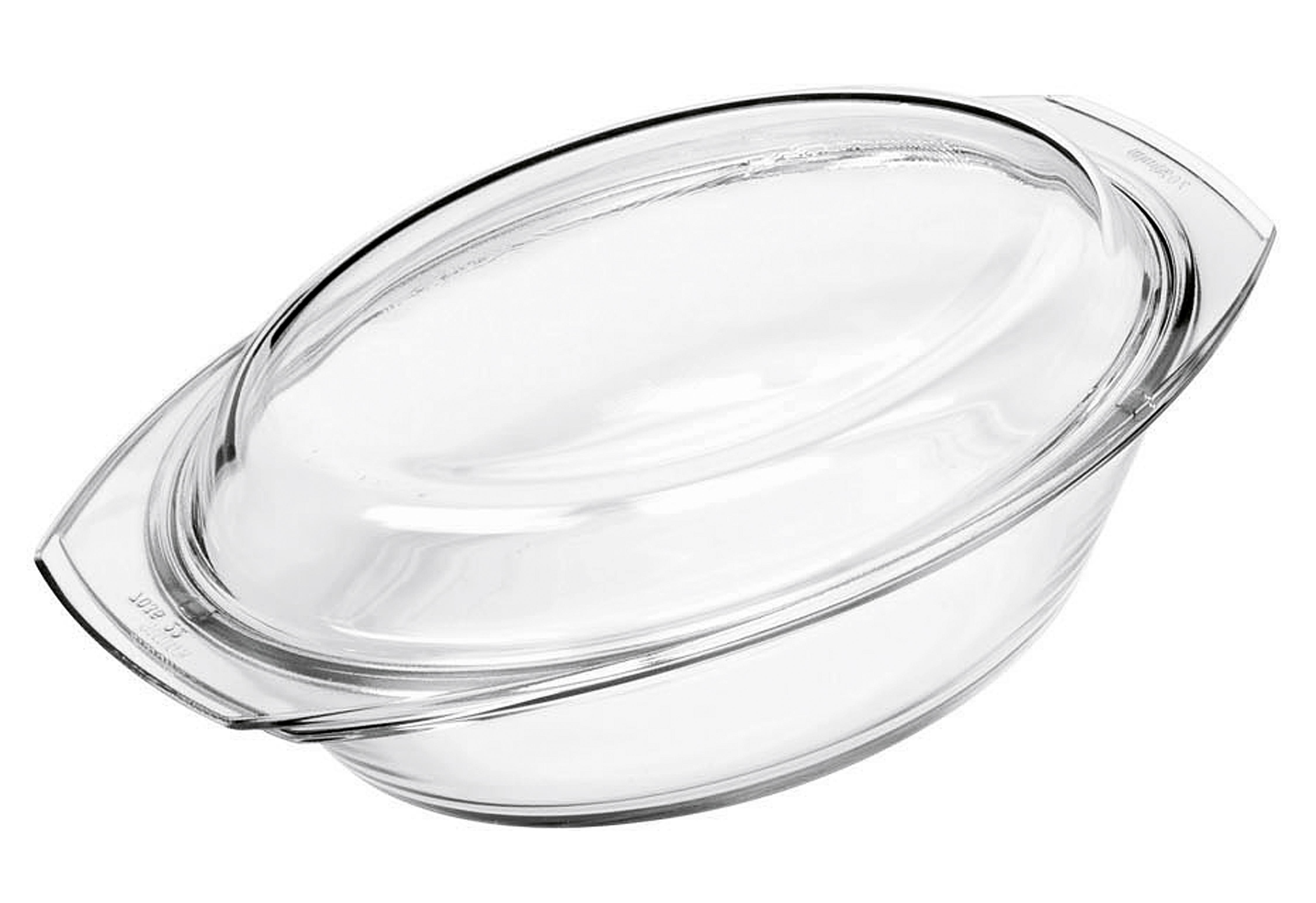 SIMAX Glas Schüssel ovalflacher Deckel