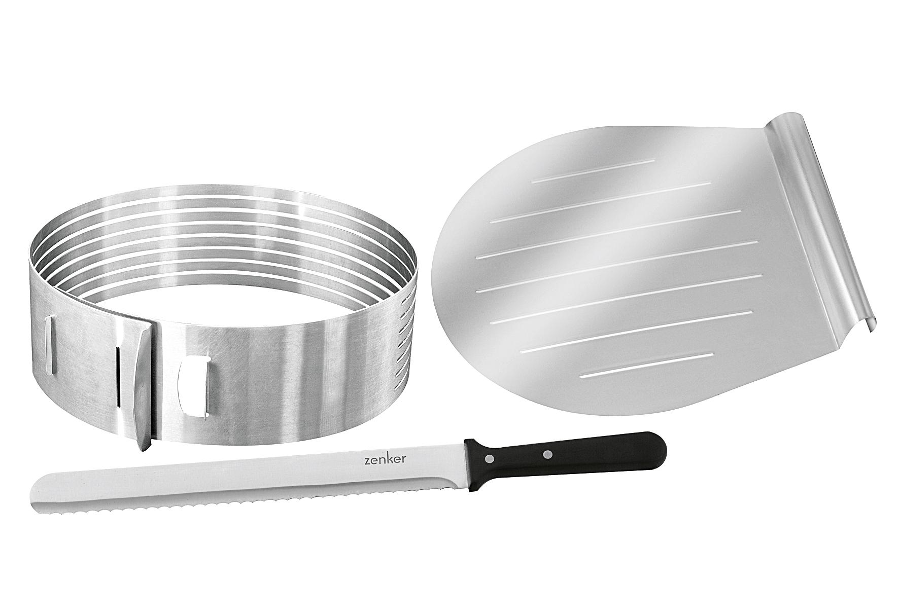Zenker Kuchenschneidhilfe-Set 3tlg.