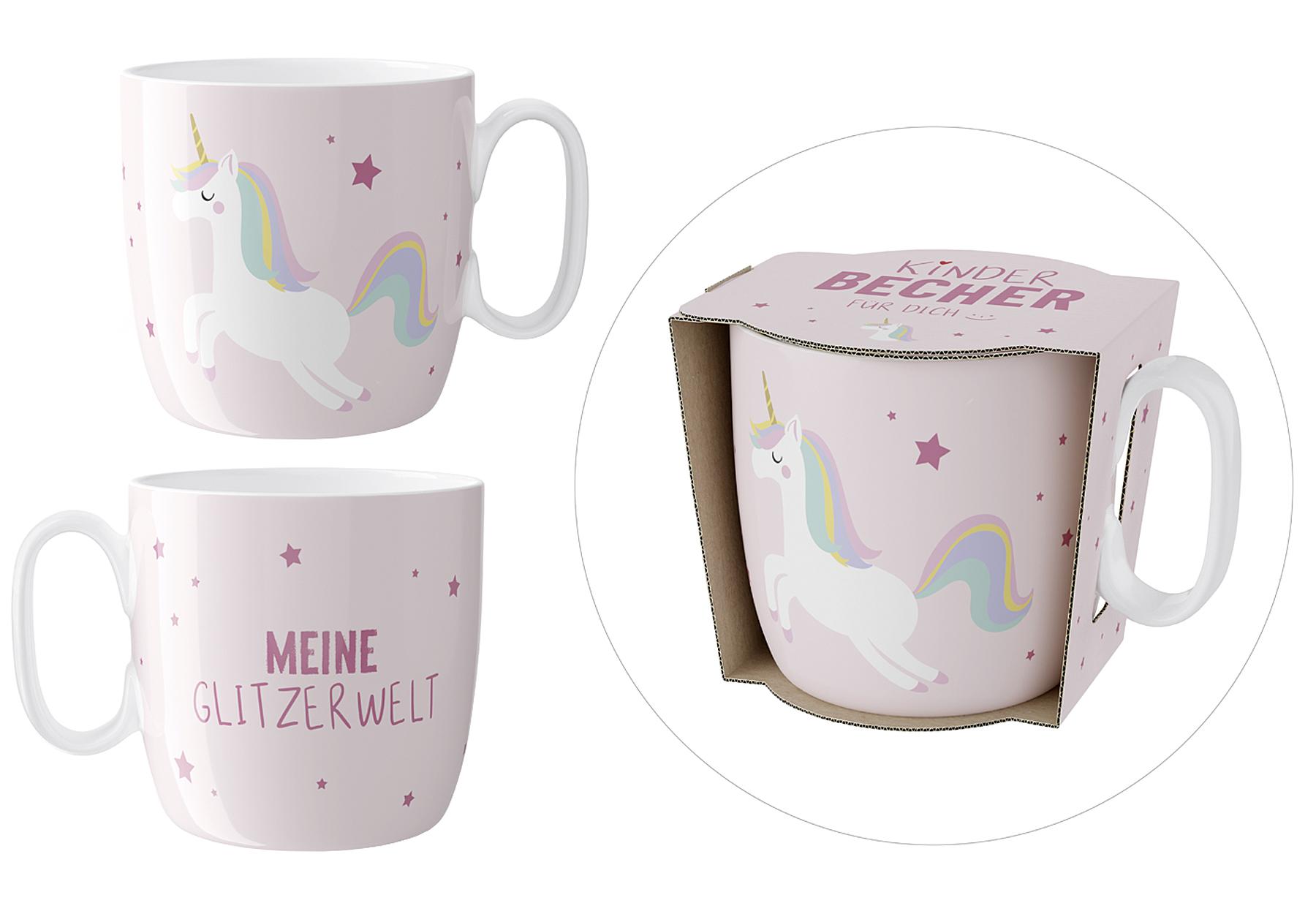 la vida Kinderbecher "Glitzerwelt