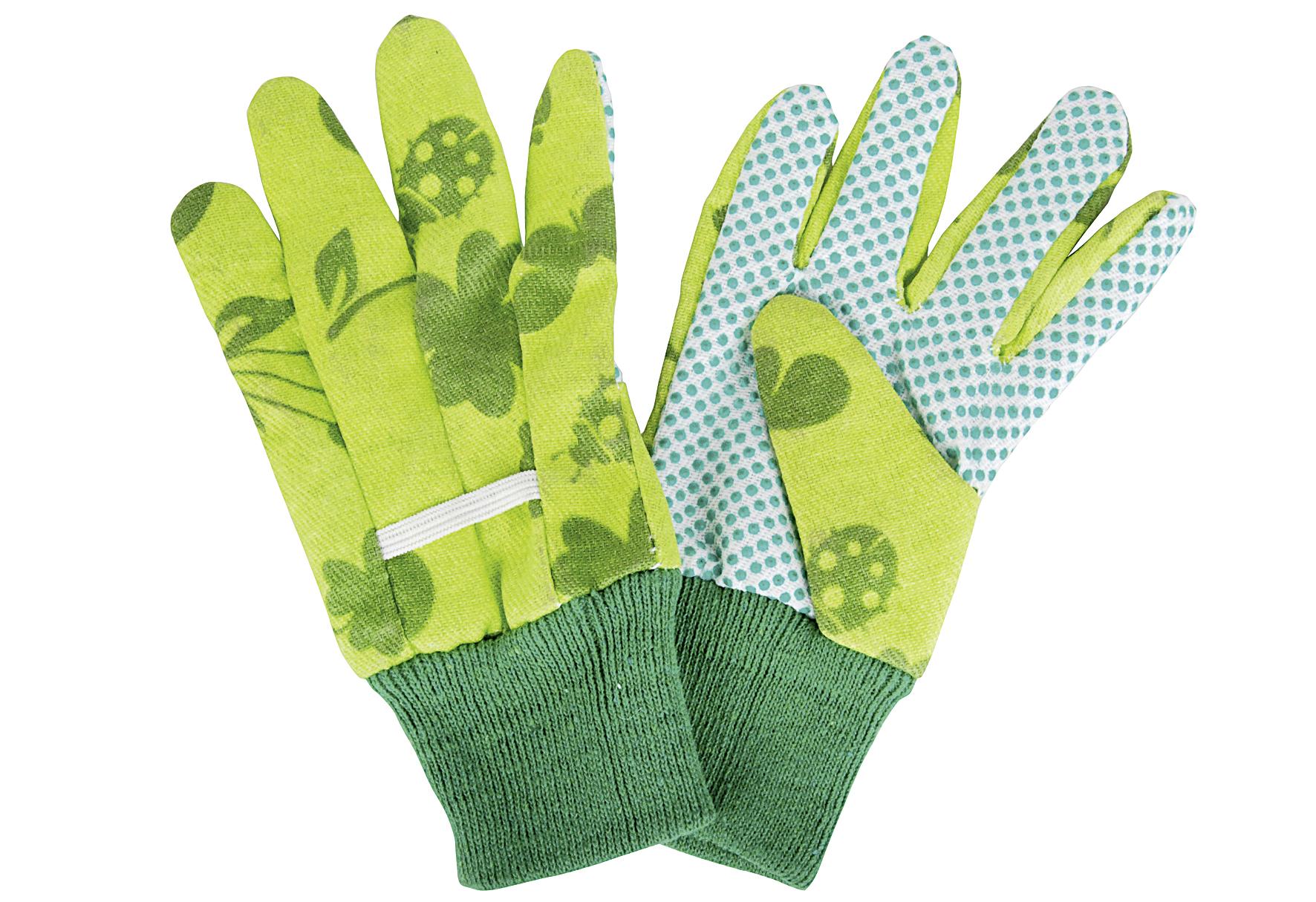 Esschert Design Kinder-Gartenhandschuhe 20cm grün