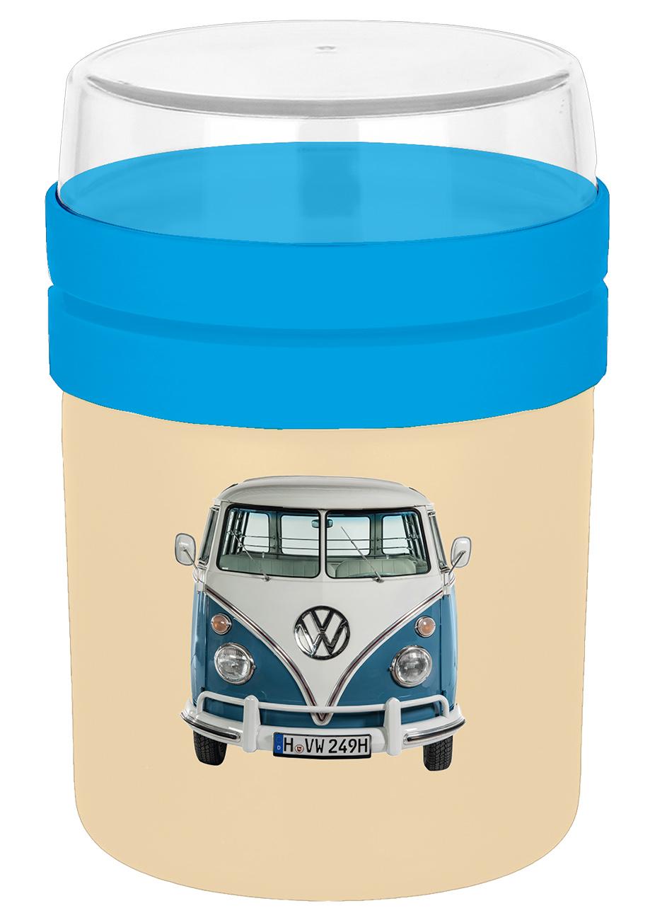 GEDA LABELS Food-2-go-Becher VW Bulli Kst. blau 500ml