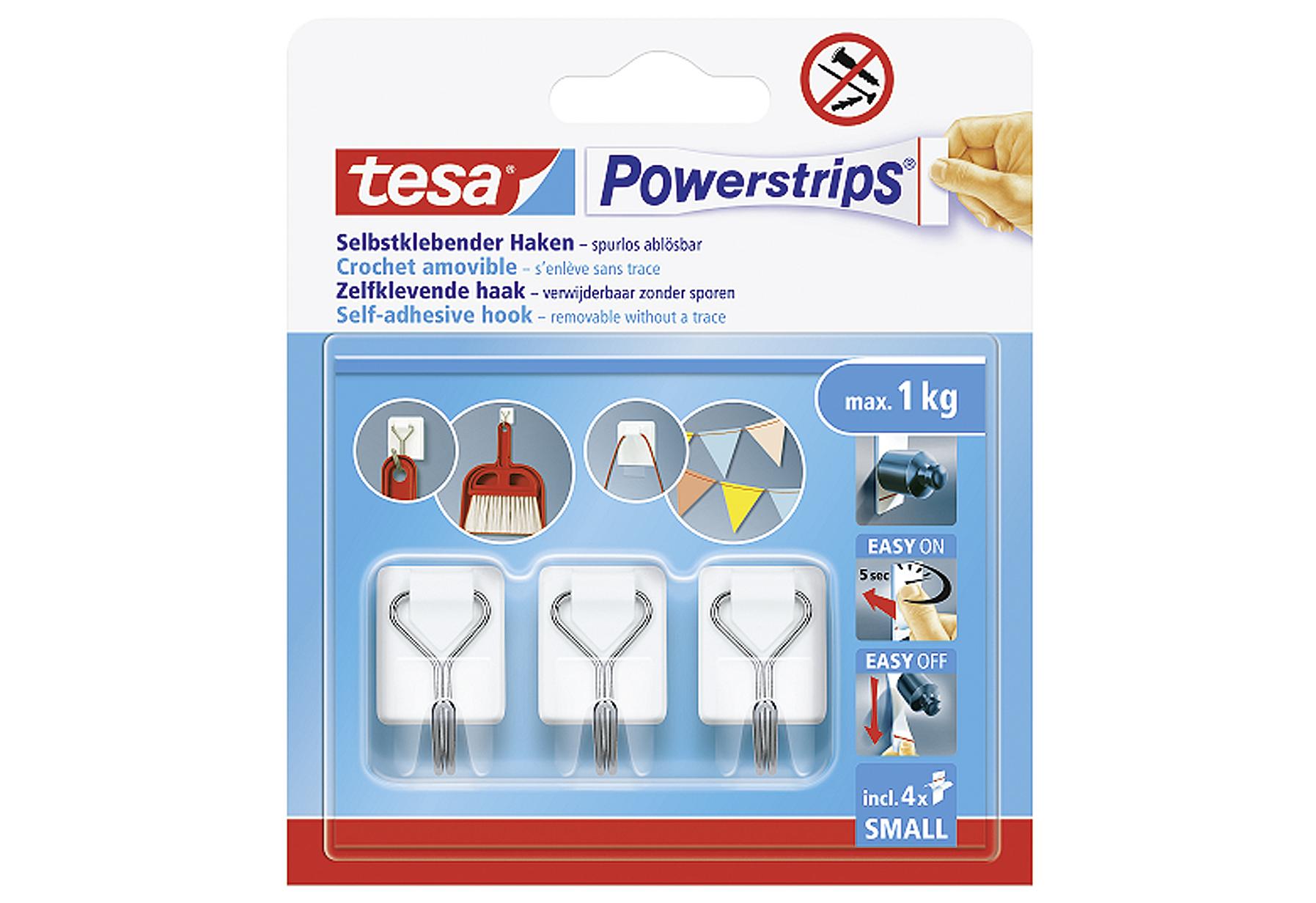 tesa Powerstrips Haken S 3er Pack