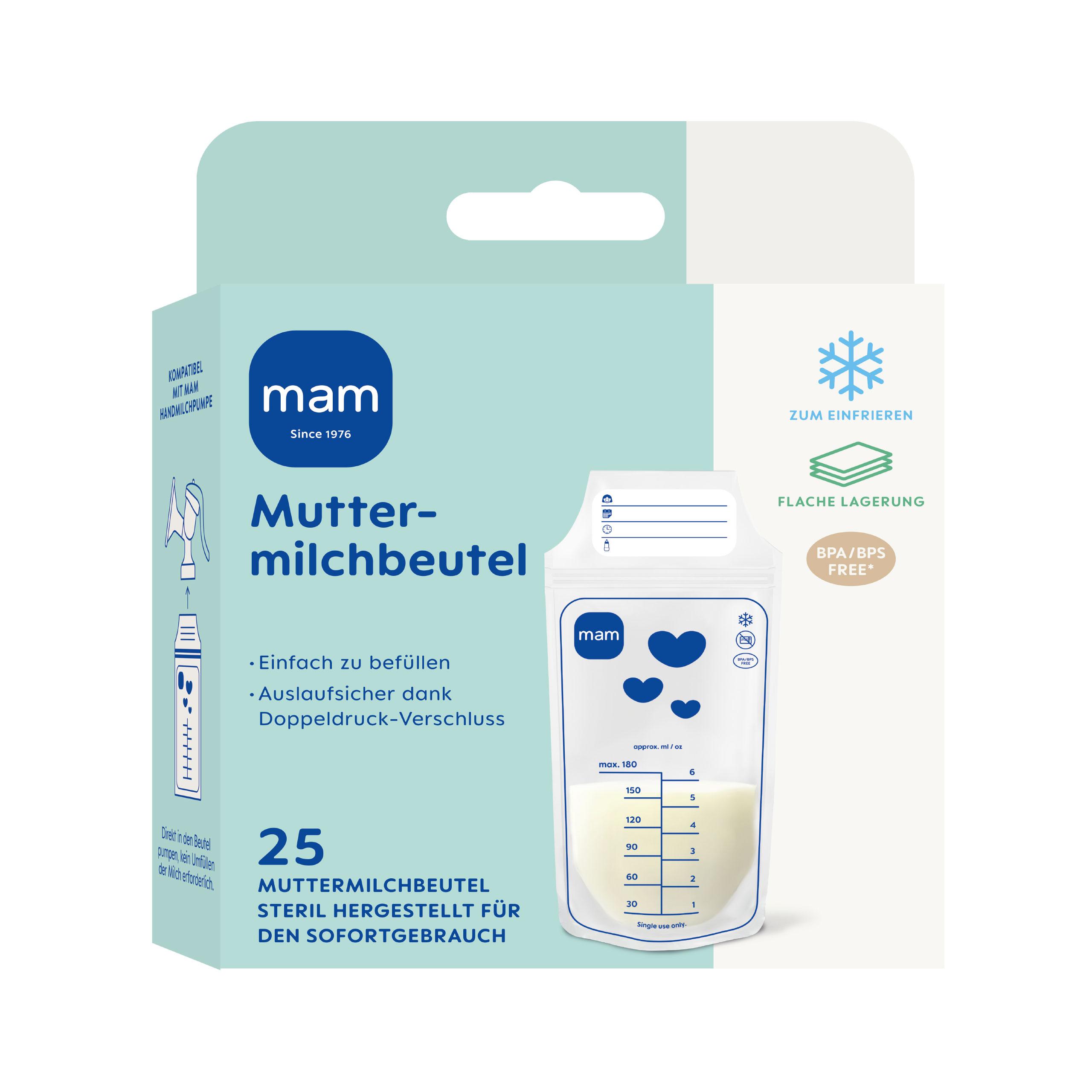 MAM Muttermilchbeutel 180 ml 25 Stück