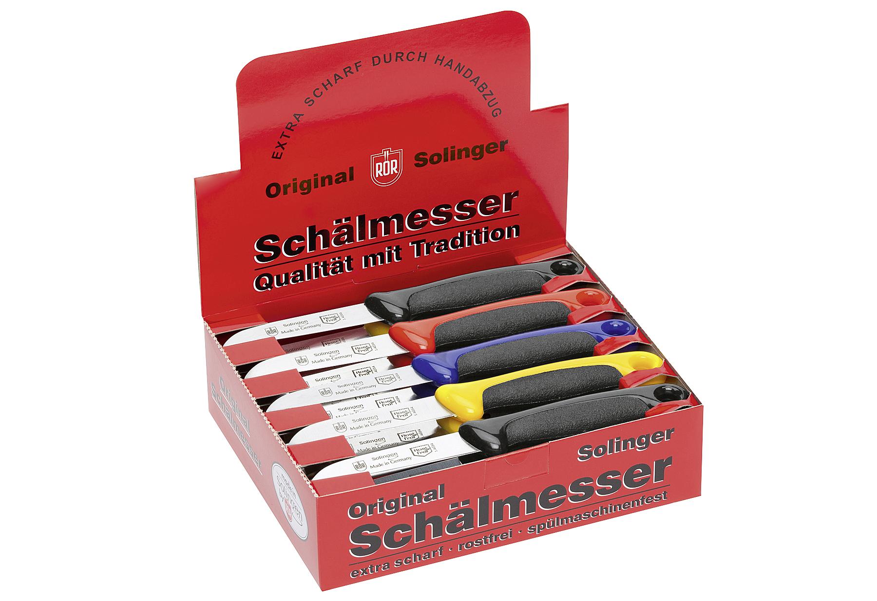 RÖR Küchenmesser „Bicolor“ 4fach sortiert
