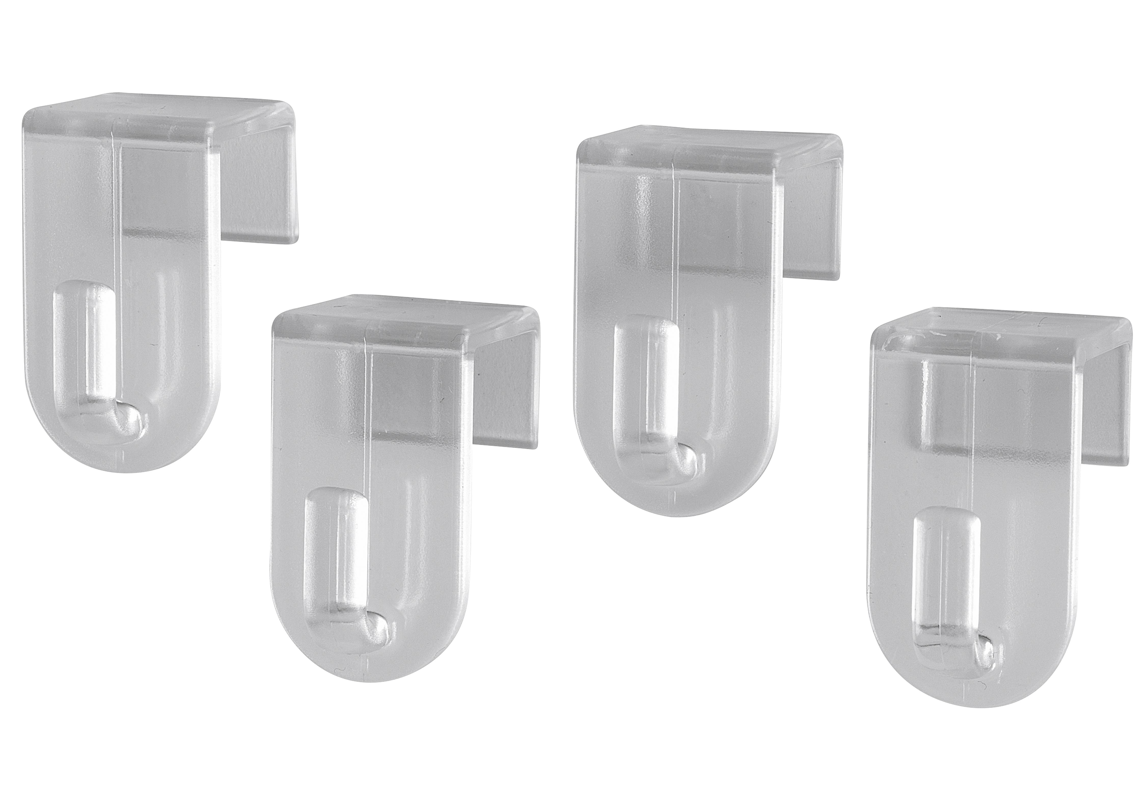 my basics Fenster-Dekohaken transparent 4er Karte