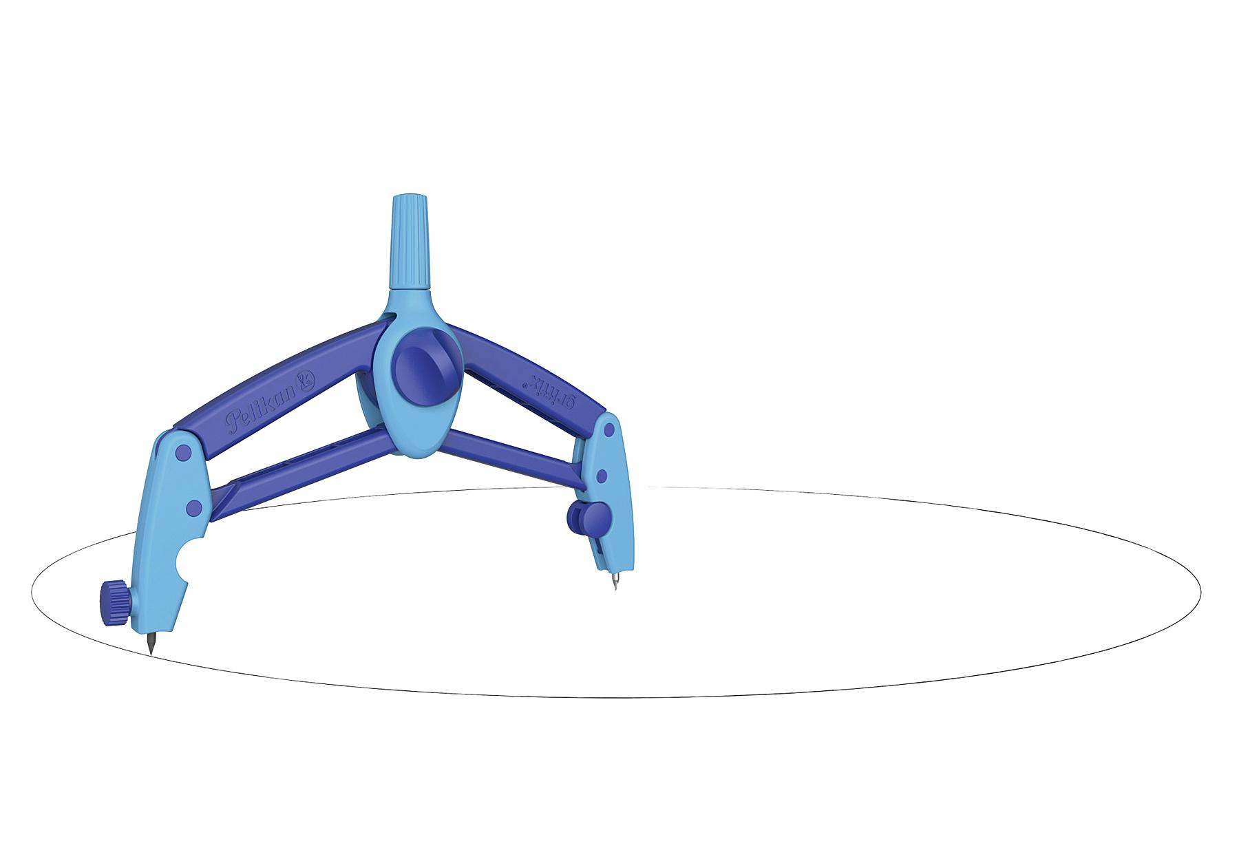 Pelikan Schulzirkel griffix blau