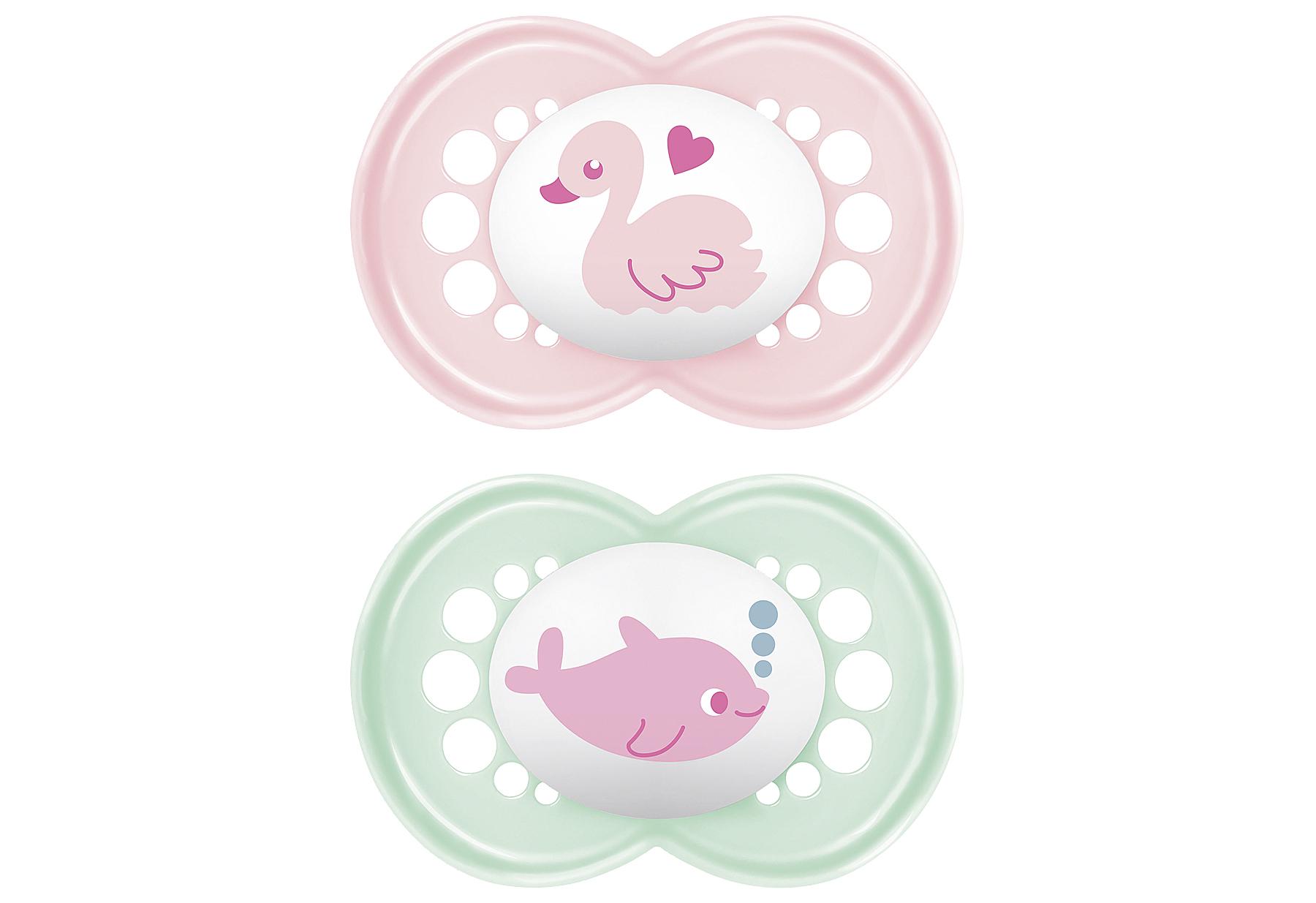 MAM Original Silikon 16+ rose 2 Stück