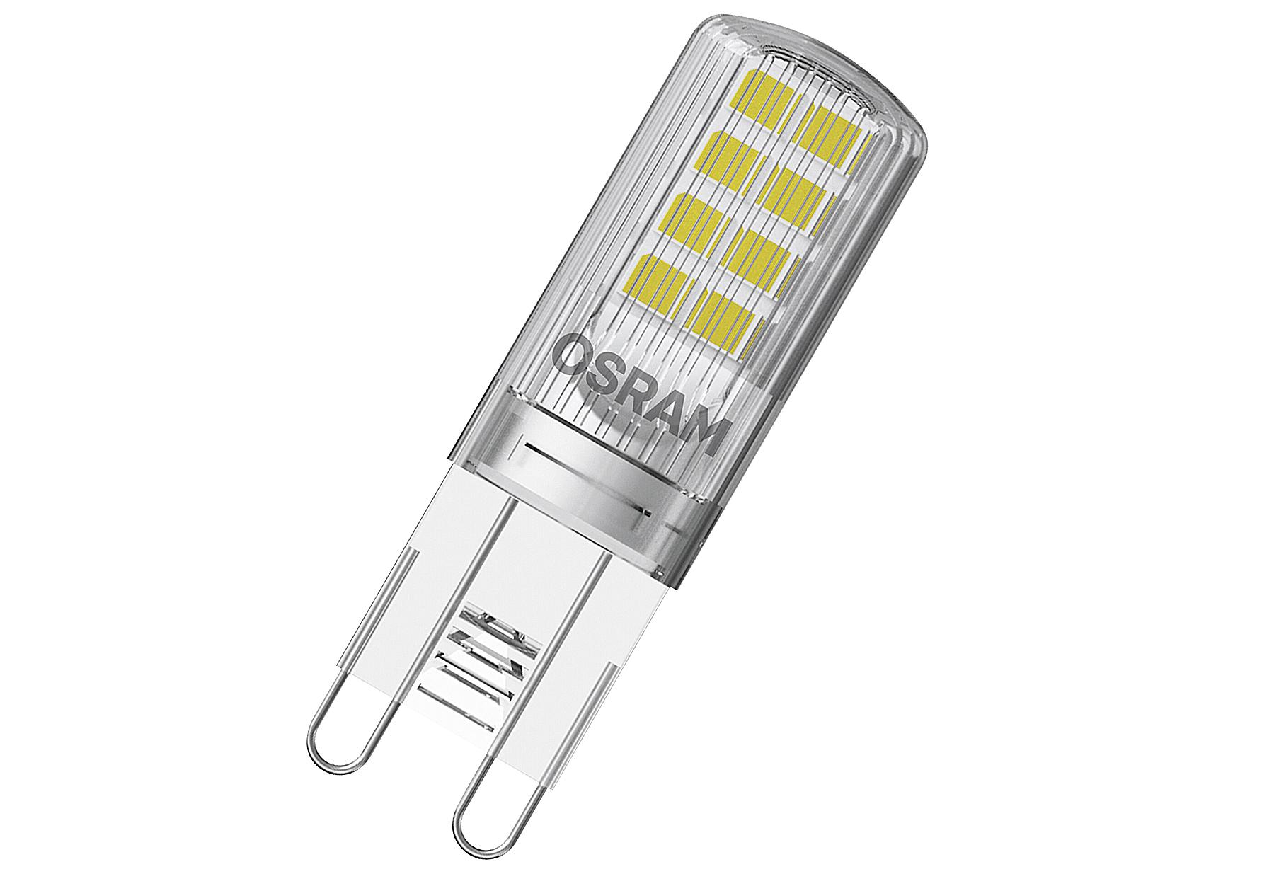 OSRAM LED Stift 2,6W G9 320lm 2.700K klar