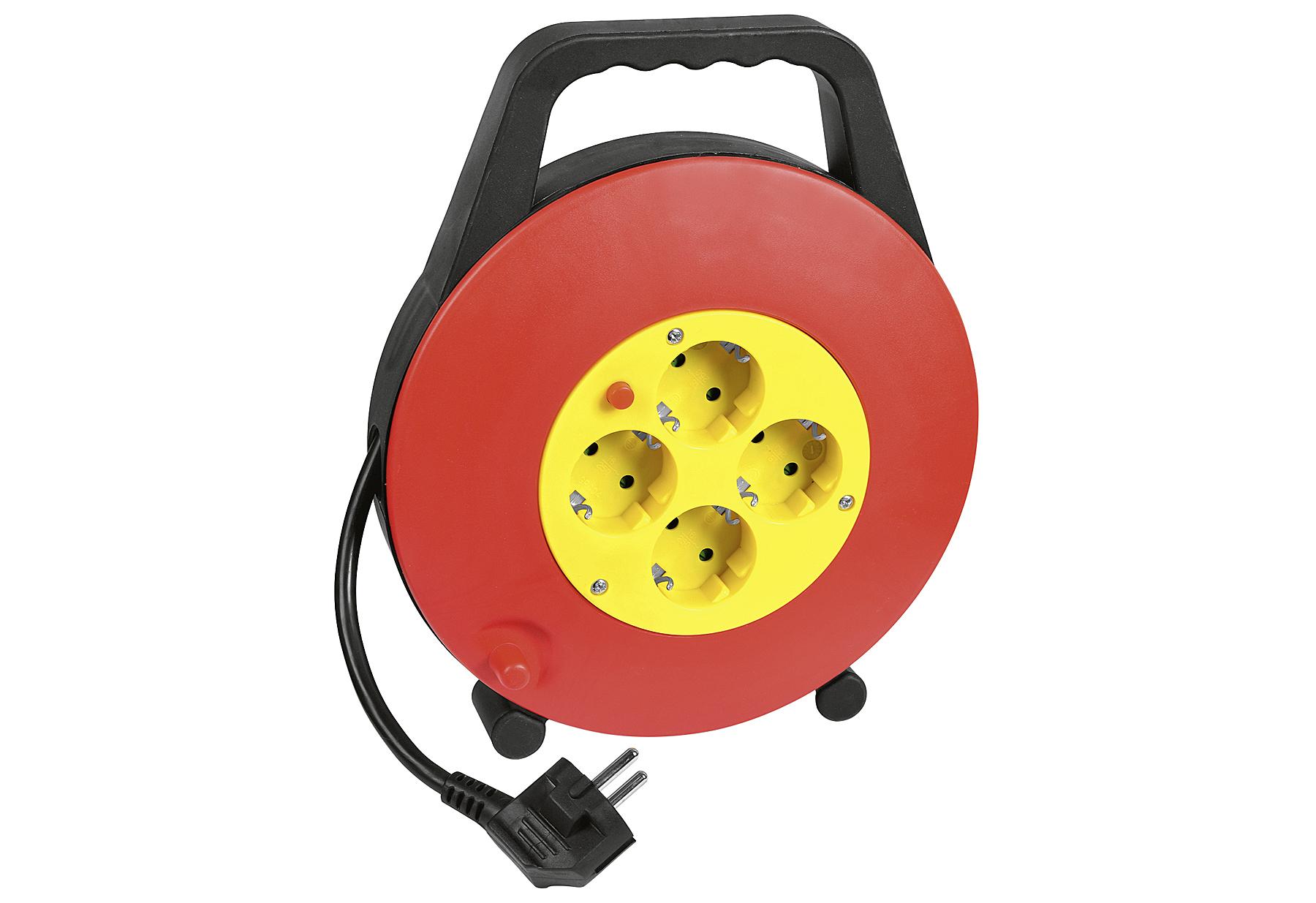 Heitech Kabelbox 4-fach.10 m 3x1,5mm² Thermoschalter