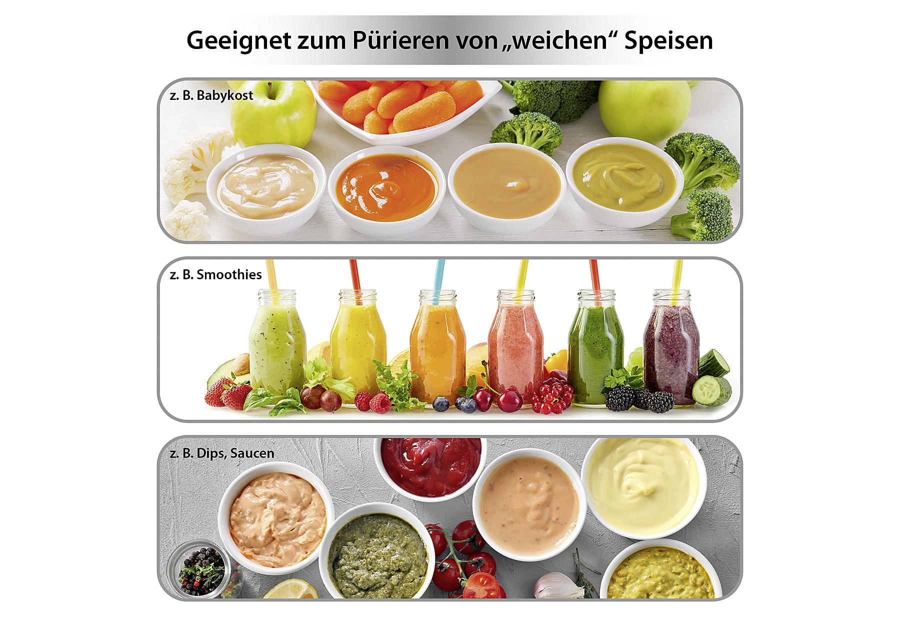 Clatronic Stabmixer SM 3577 180W mit Mixbehälter