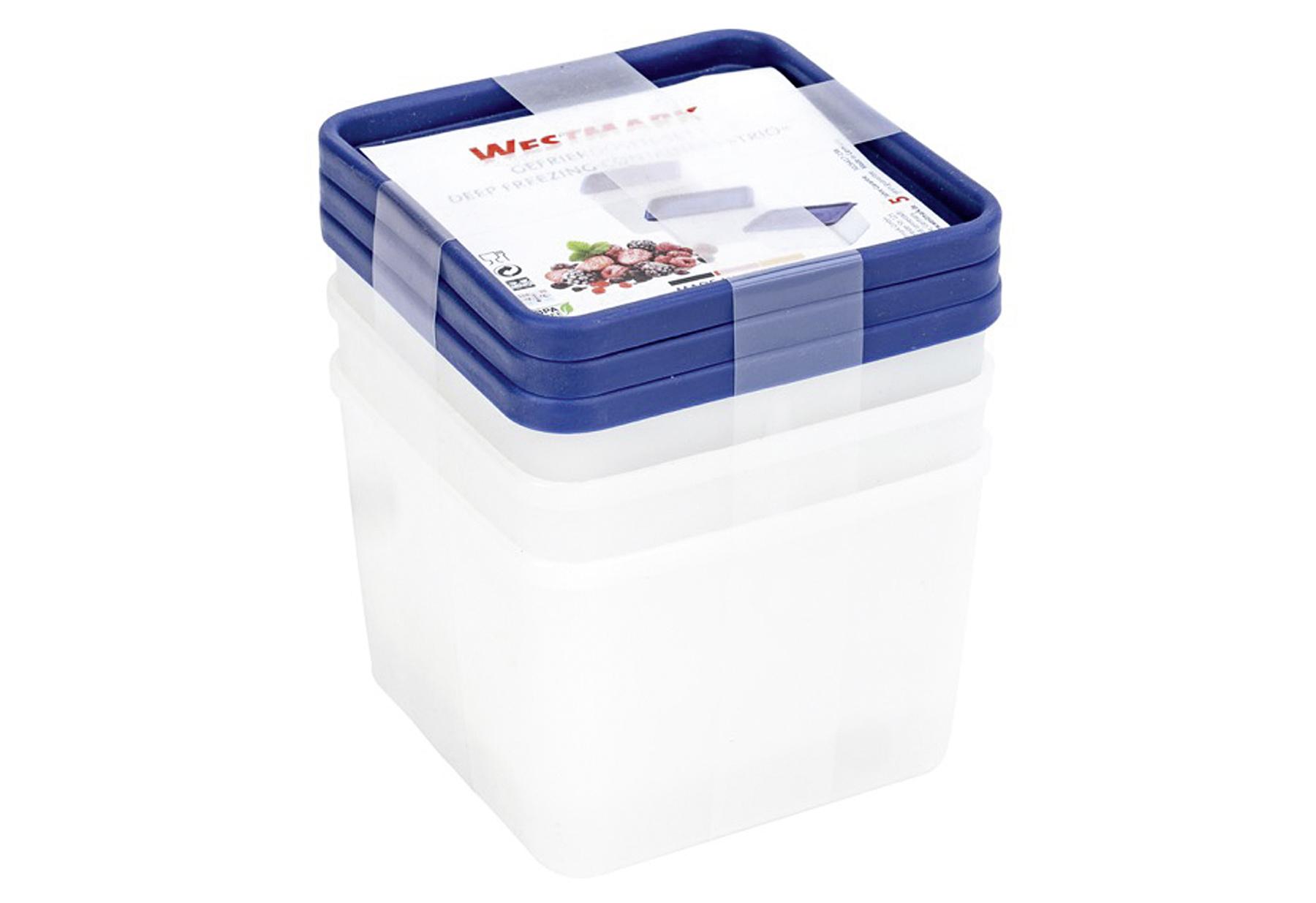 WESTMARK Gefrierdose "Trio" 3er Pack