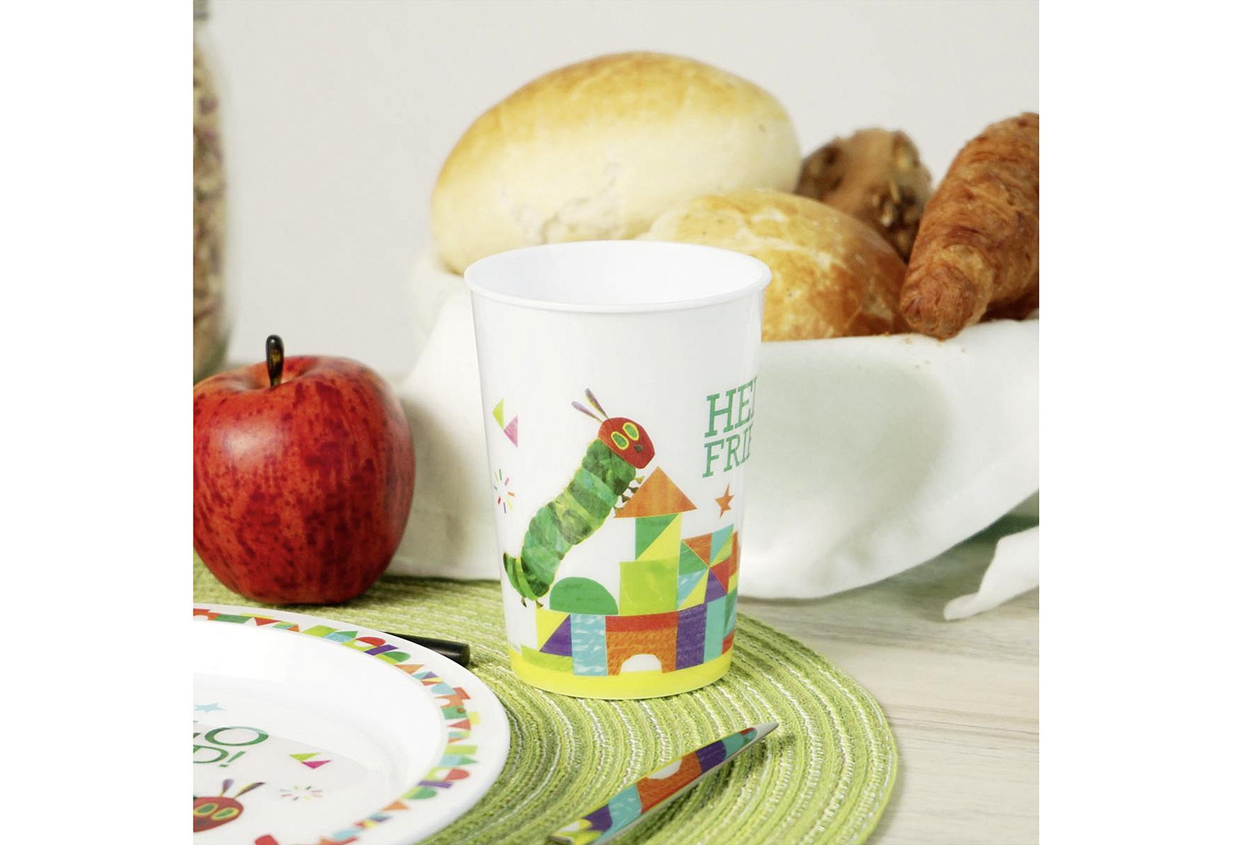 GEDA LABELS Kindergeschirr "Raupe Nimmersatt - Hello Friend" 3-teilig