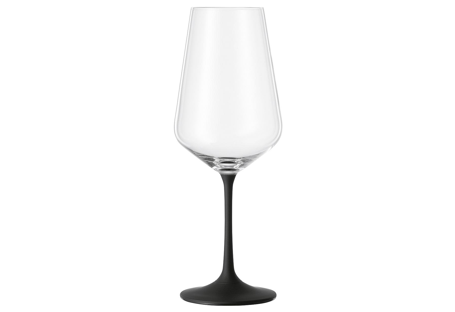 Bohemia Cristal Rotweinkelch Selection "Sandra" Nero