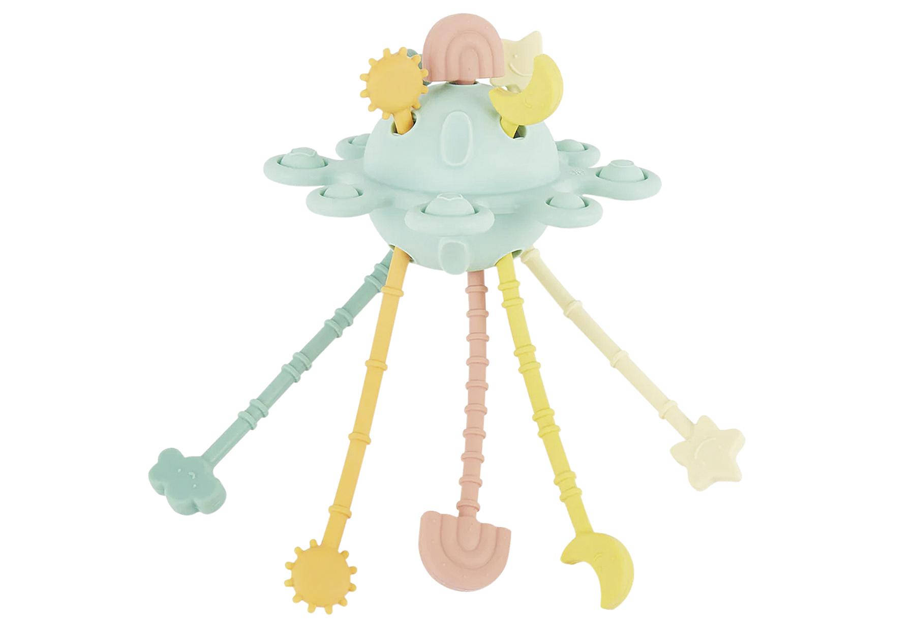 bieco Silikon Montessori Spielzeug Eucalyptus