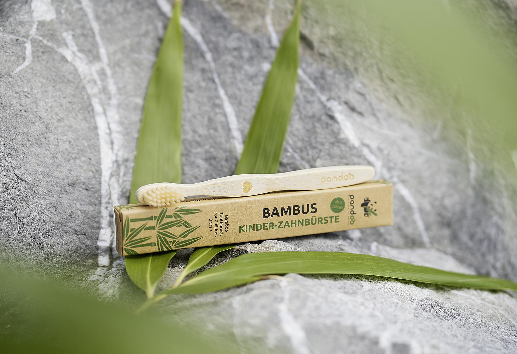 pandoo Kinder-Zahnbürsten 4er Pack