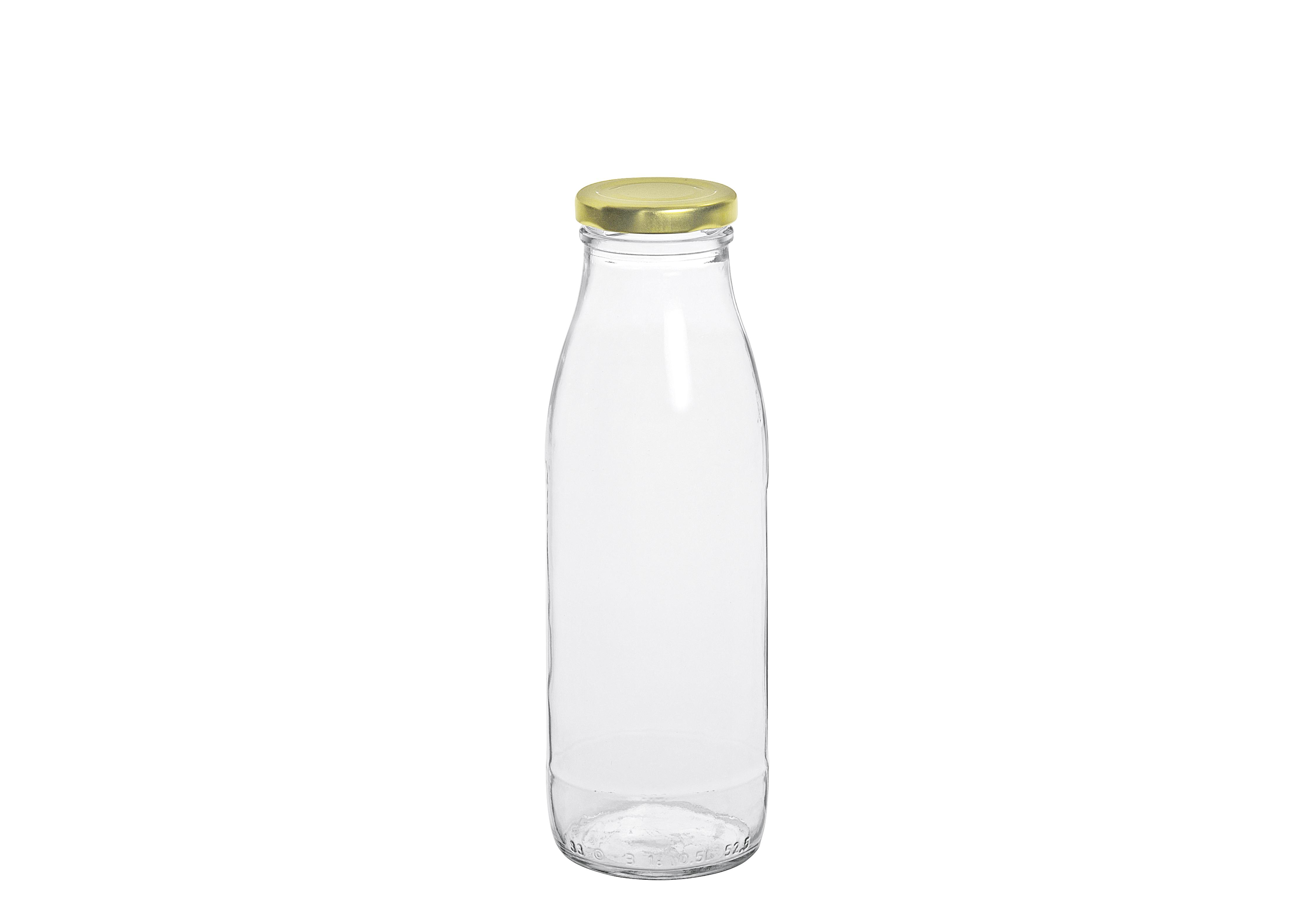 EmSy Saftflasche 500ml mit 48mm TO-Deckel gold