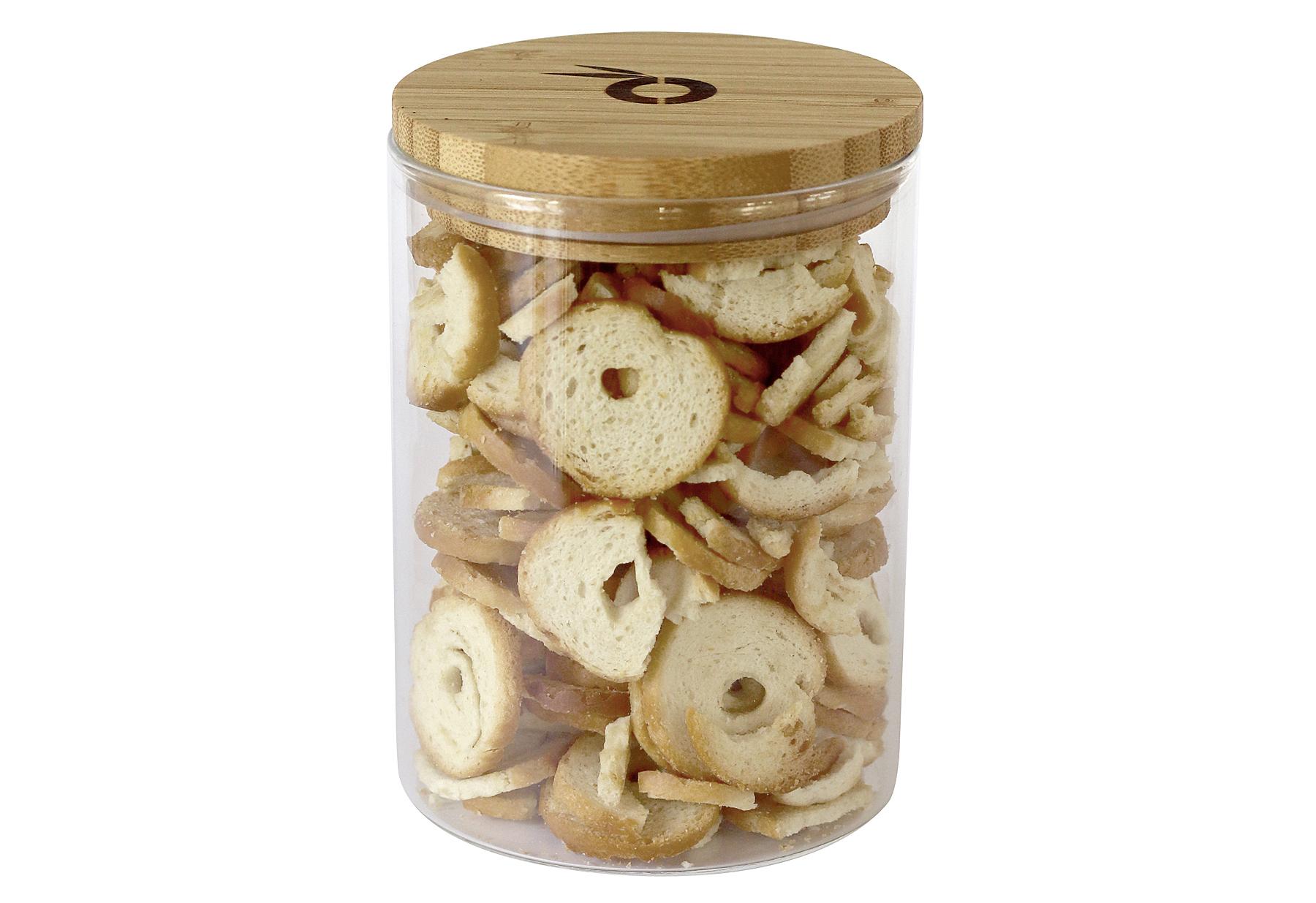 pandoo Vorratsglas mit Bambusdeckel