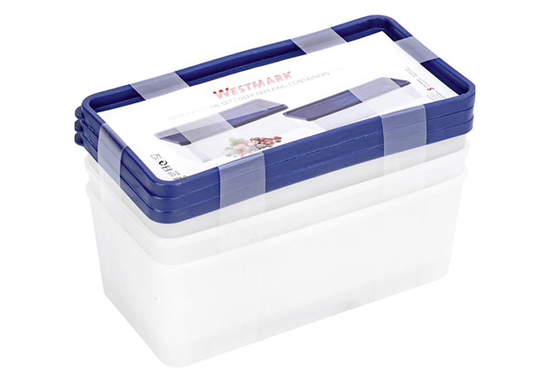 WESTMARK Gefrierdosen "Trio", 3er Pack