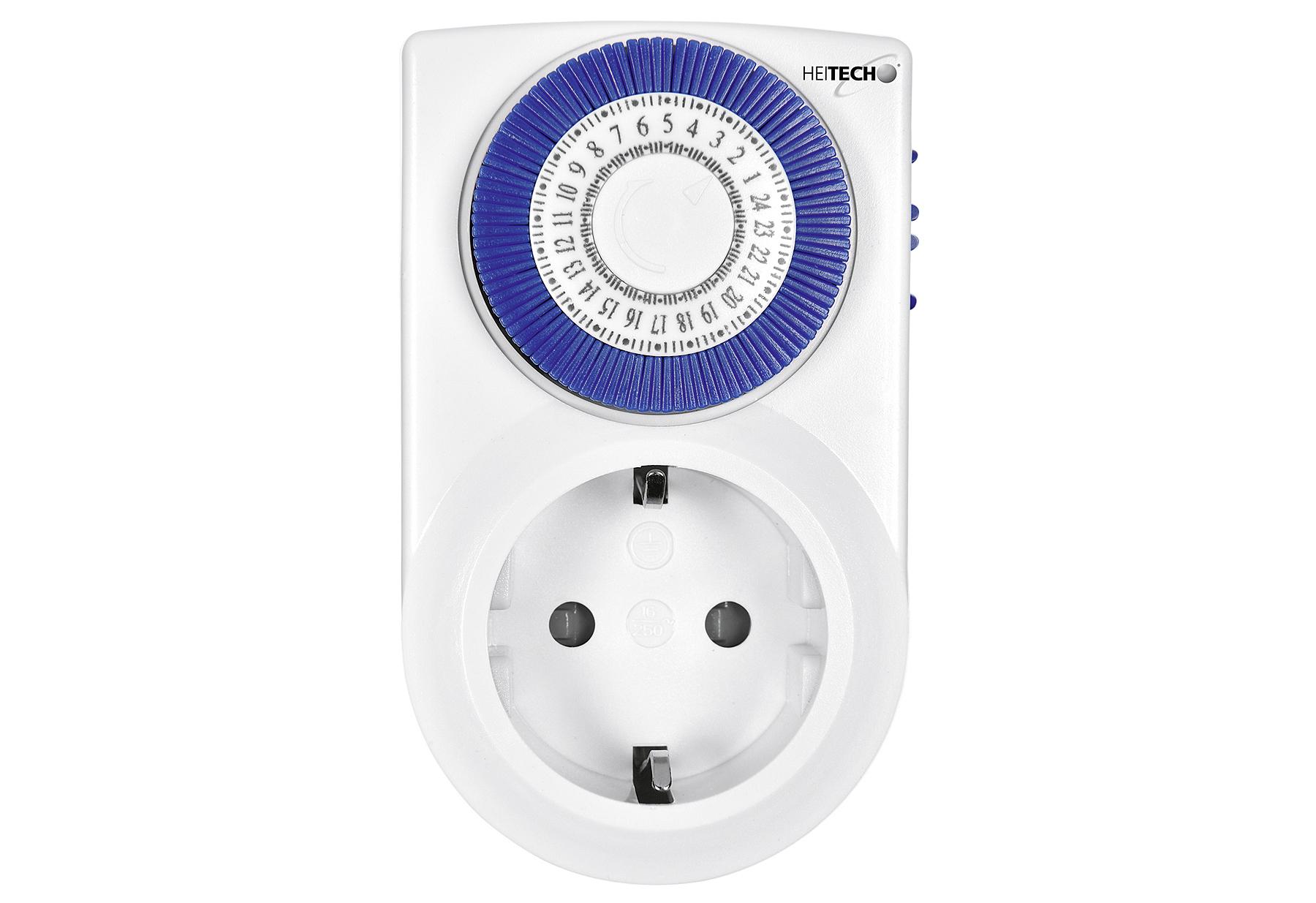 Heitech Tages-Zeitschaltuhr mechanisch "Mini