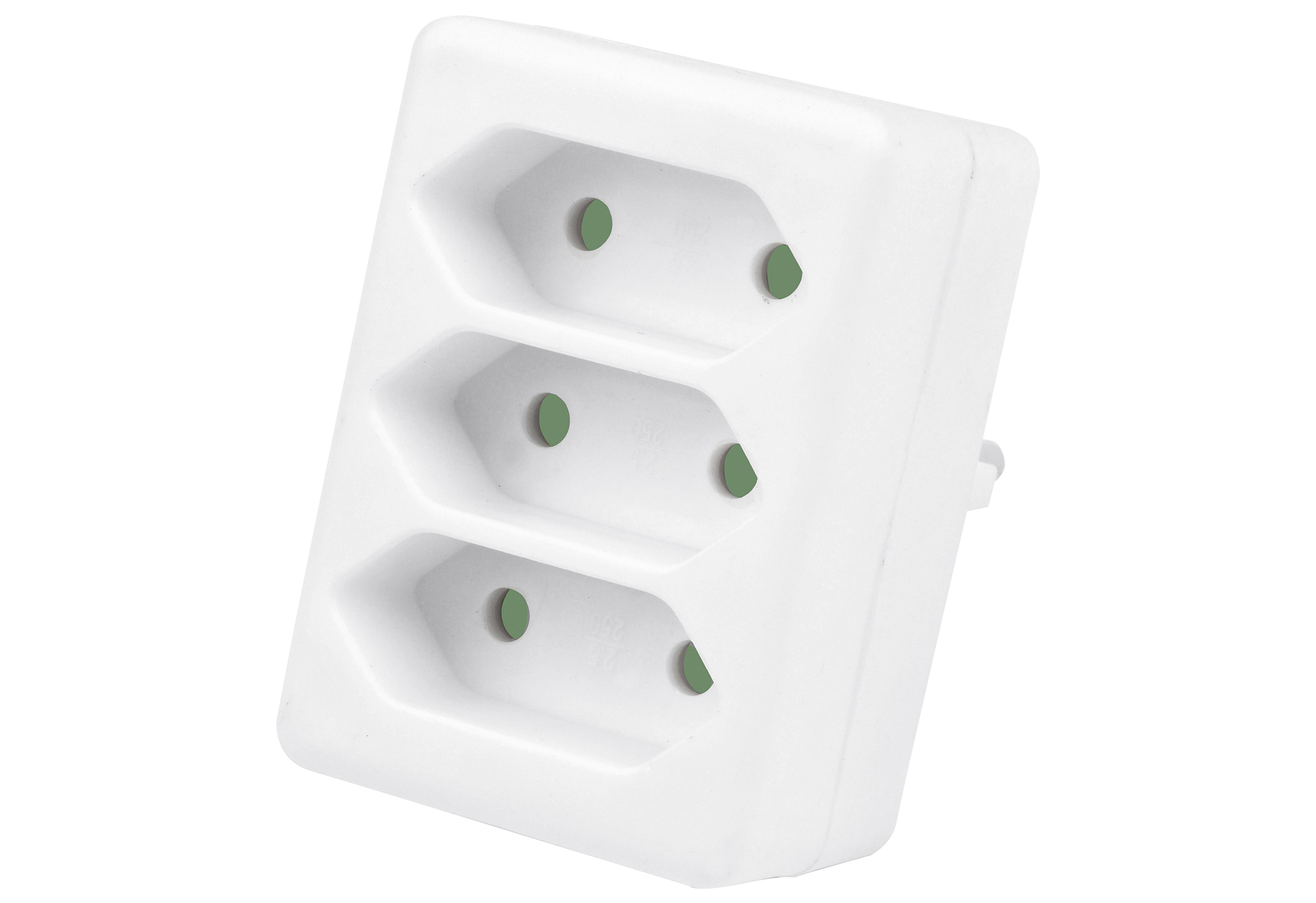 Heitech Euro Zwischenstecker 3fach